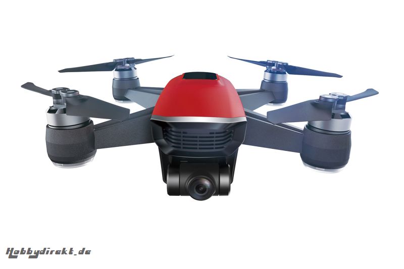 Walkera Peri Quadrocopter RTF Misano Red - FPV-Drohne mit 4K UHD-Kamera, GPS, Optical Positioning, Fernsteuerung, Akku und Ladegerät Walkera 15002350