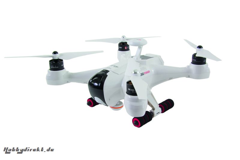 XciteRC Quadrocopter X350 Premium RTF - FPV-Drohne mit Full HD Fisheye Kamera, GPS, Groundstation, Akku, Ladegerät und Devo F12E Fernsteuerung mit int