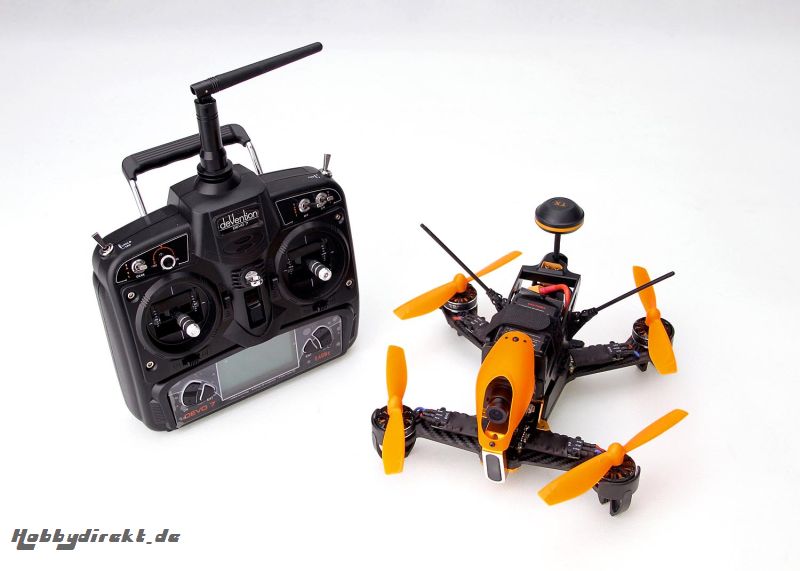 Walkera FPV Racing-Quadrocopter F210 3D RTF - FPV-Drohne mit Sony HD-Kamera, OSD, Akku, Ladegerät und DEVO 7 Fernsteuerung Walkera 15003970