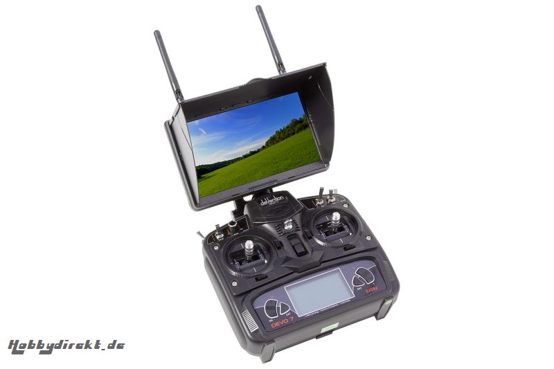 Walkera FPV Racing-Quadrocopter Rodeo 150 RTF weiÃŸ - FPV-Drohne mit HD-Kamera, FPV-Monitor, Akku, Ladegerät und DEVO 7 Fernsteuerung Walkera 15004460