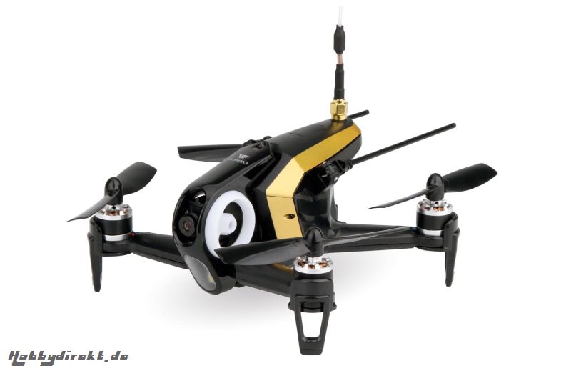 Walkera FPV Racing-Quadrocopter Rodeo 150 RTF schwarz - FPV-Drohne mit HD-Kamera, Goggle V4 Videobrille, Akku, Ladegerät und DEVO 7 Fernsteuerung Walk