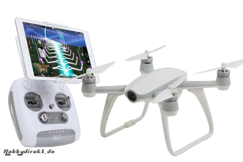 Walkera AIBAO FPV 4K Quadrocopter RTF weiÃŸ - FPV-Drohne mit 4K UHD-Kamera, F8-Fernsteuerung, Akku, Ladegerät und APP-Game Walkera 15004550