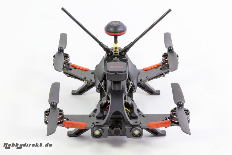 Walkera Runner 250 Pro Racing-Quadrocopter RTF - FPV-Drohne mit Full HD-Kamera, GPS, OSD, Akku, Ladegerät und Devo 7 Fernsteuerung Walkera 15004660