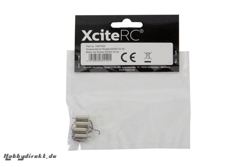 Ersatzmotorset Rocket 55XXS V2 (4) XciteRC 15007005