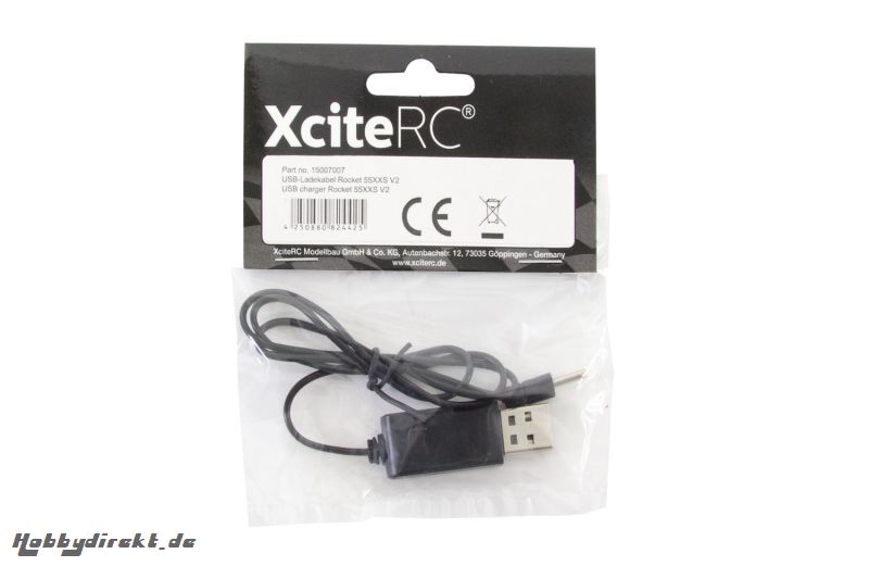 USB-Ladekabel Rocket 55XXS V2 XciteRC 15007007