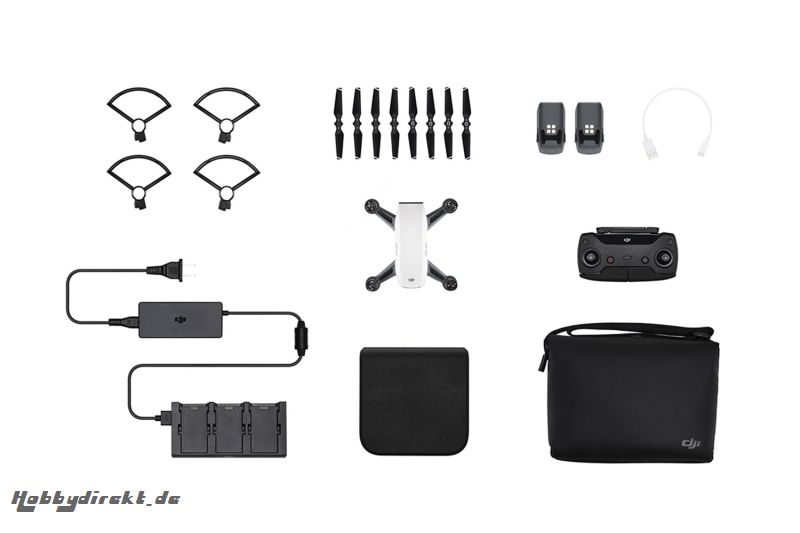 DJI Spark Mini Drone Fly More Combo Alpine White DJI 15009455