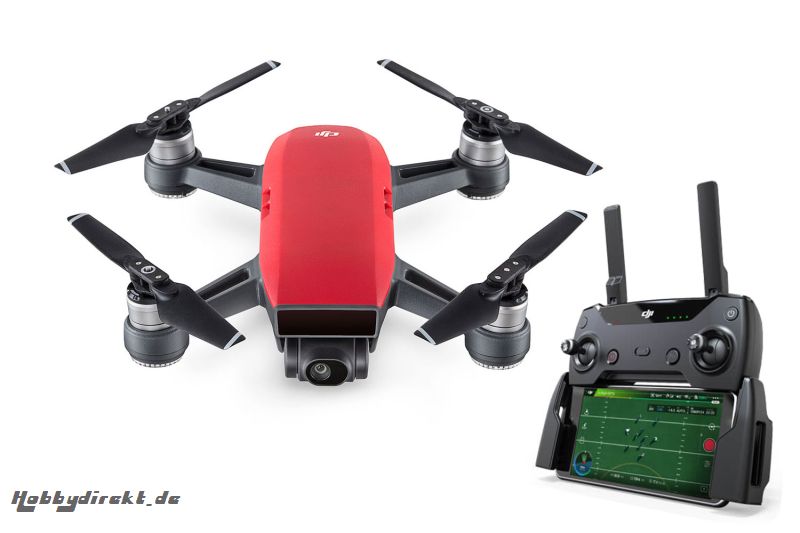 DJI Spark Mini Drone Fly More Combo Lava Red DJI 15009456