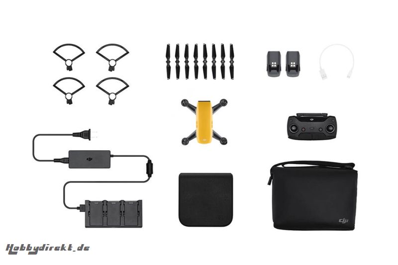 DJI Spark Mini Drone Fly More Combo Sunrise Yellow DJI 15009459