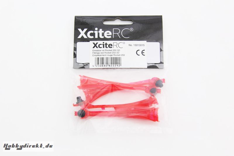 Einsätze rot Rocket 250 3D XciteRC 15013015