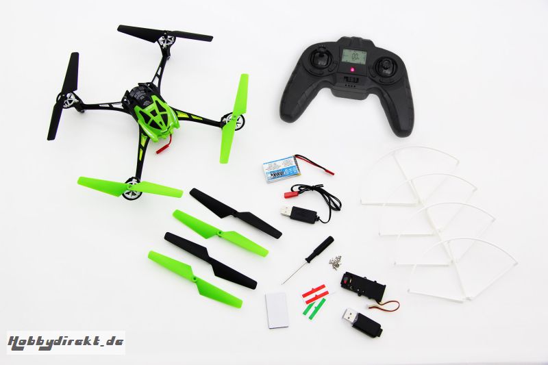 Rocket 250 3D - 4 Kanal RTF Quadrocopter grün mit Kamera XciteRC 15014100