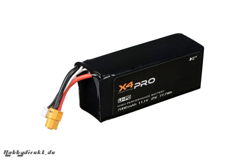 Ersatzakku LiPo 3S 11.1 V / 7000 mAh für Hubsan X4 Pro Quadrocopter Hubsan 15030604