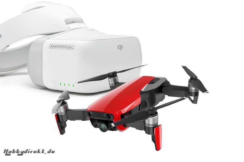 DJI Mavic Air Quadrocopter Fly More Combo Flame Red + DJI Goggles Combo DJI 15050180