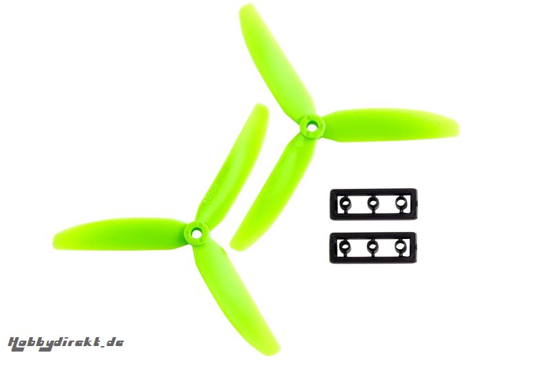 XciteRC 3-Blatt Nylon-Rotoren 5x3 für 250er Race-Copter grün (2) XciteRC 17000023