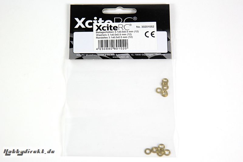 Beilagscheiben 3.1x6.0x0.5 mm (12) fÃ¼r Sand Rail XciteRC 30201052