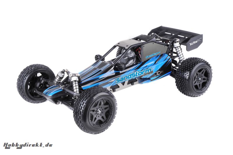 SandStorm one8 2WD RTR Dune Buggy 2.4 GHz Brushless 7.4 V M 1:8 Automodell blaue Karosserie Setartikel XciteRC 30207000