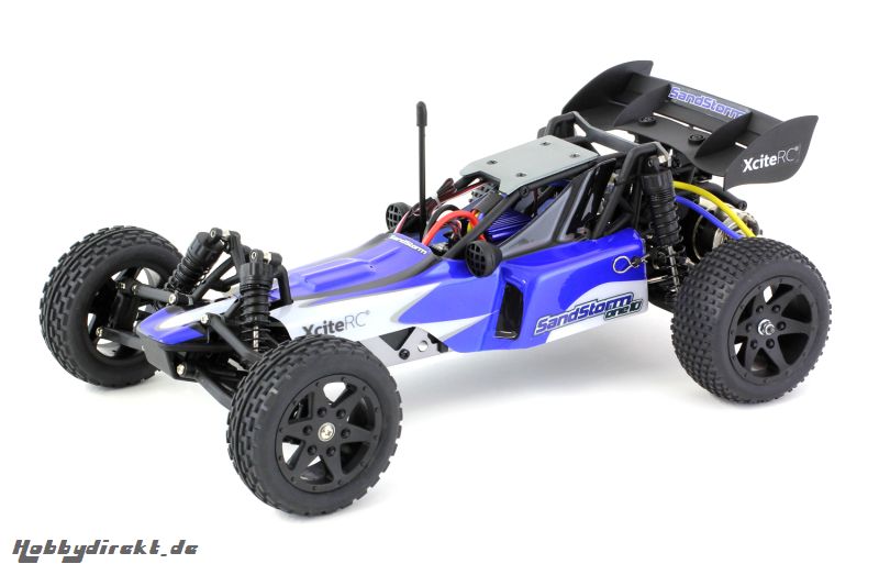 SandStorm one10 - 2WD RTR Dune Buggy Brushed Modellauto, blaue Karosserie XciteRC 30300000