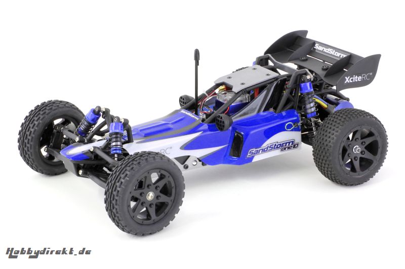 SandStorm one10 - 2WD RTR Dune Buggy Brushless Modellauto, blaue Karosserie XciteRC 30301000