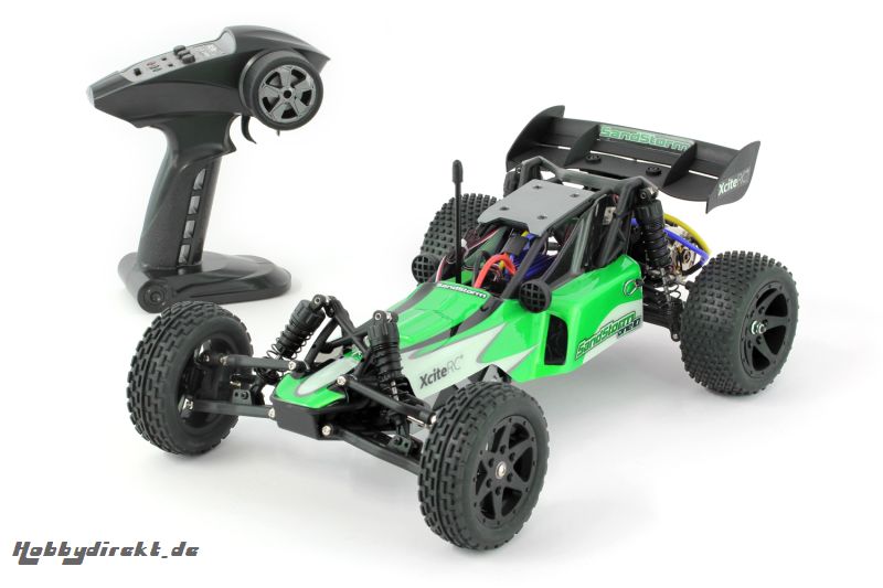 SandStorm one10 - 2WD RTR Dune Buggy Brushed Modellauto, grüne Karosserie XciteRC 30302000