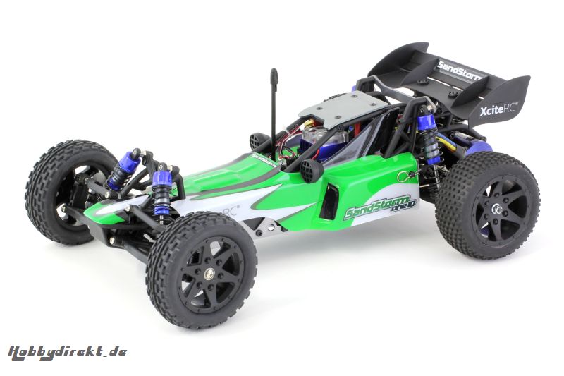 SandStorm one10 - 2WD RTR Dune Buggy Brushless Modellauto, grüne Karosserie XciteRC 30303000