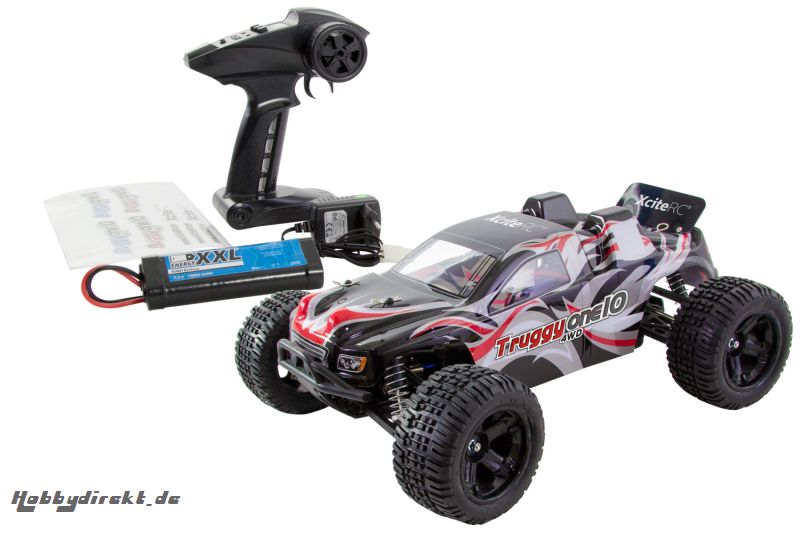 Truggy one 10 4WD RTR Modellauto M1:10 schwarz XciteRC 30308200