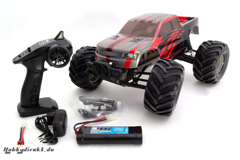 XciteRC one10 Wheelie Monster Truck 2WD RTR Modellauto M1:10 rot XciteRC 30351000