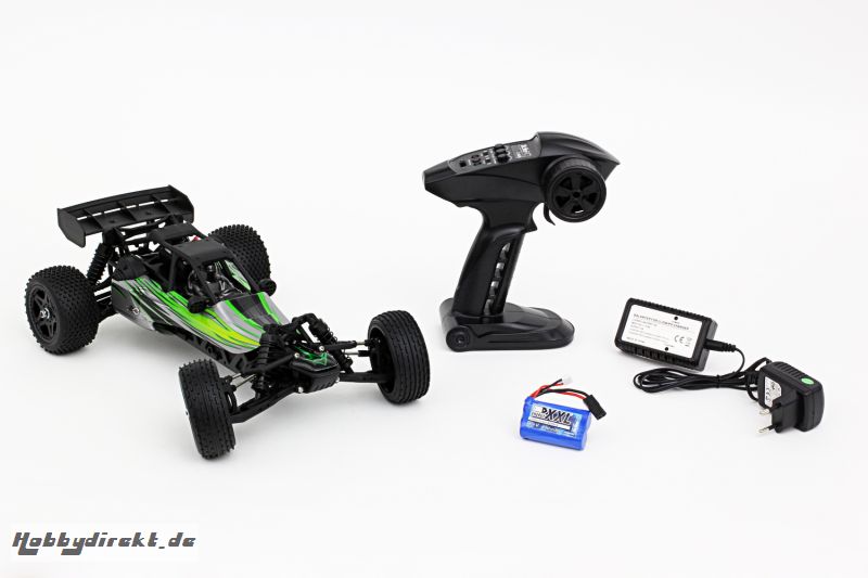 SandStorm one12 - 2WD RTR Buggy Modellauto, grÃ¼ne Karosserie XciteRC 30404000