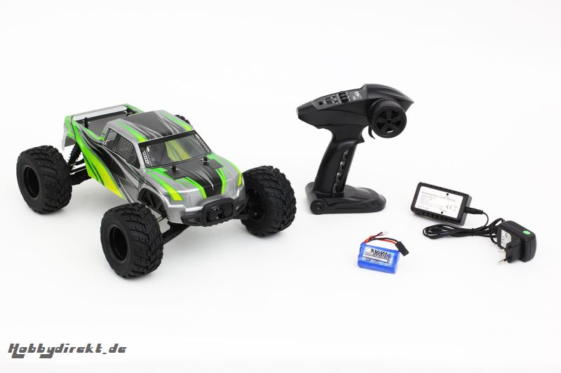 Monster Truck one12 - 2WD RTR Modellauto, grÃ¼ne Karosserie XciteRC 30406000