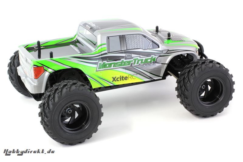 Monster Truck one12 - 2WD RTR Modellauto, grÃ¼ne Karosserie XciteRC 30406000