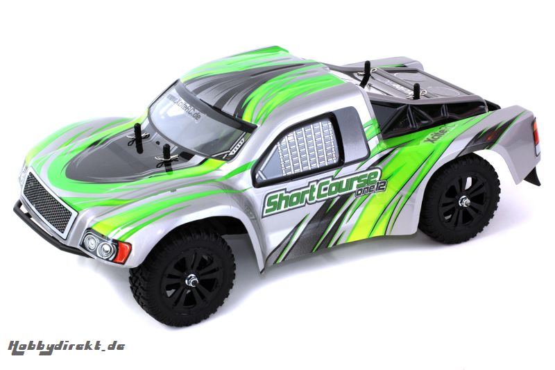 Shortcourse one12 - 2WD RTR Modellauto, grüne Karosserie XciteRC 30407000