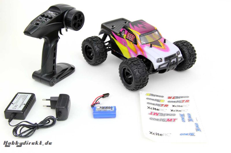 Buggy one16 B - 4WD RTR Modellauto, blaue Karosserie XciteRC 30506000