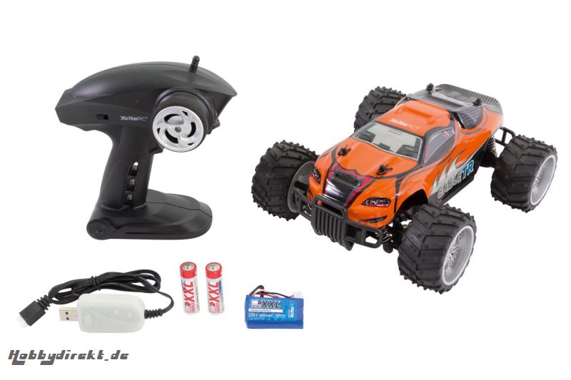 B-WARE ! Eagle Truggy M 1:16 â€“ 2WD Ready-to-Run Modellauto, orange Karosserie XciteRC 30508000B