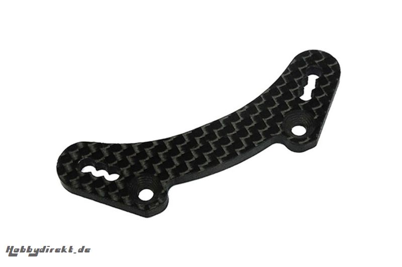 KM-Racing H-K1 3 mm Kohlefaser DämpferbrÃ¼cke vorne fÃ¼r lange Dämpfer XciteRC 31301229