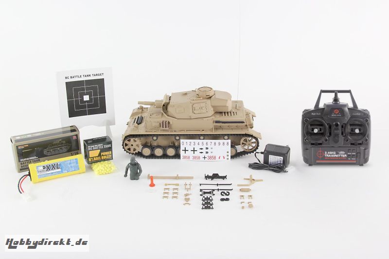 Panzer DAK Pz.Kpfw. IV F-1 - RTR Sound & Smoke XciteRC 35511000