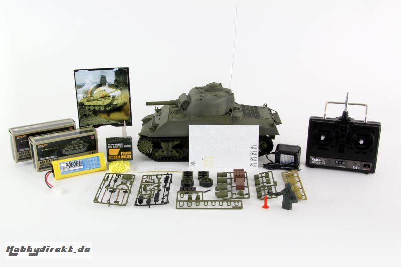 Panzer U.S. M4A3 Sherman - RTR Sound & Smoke XciteRC 35514000