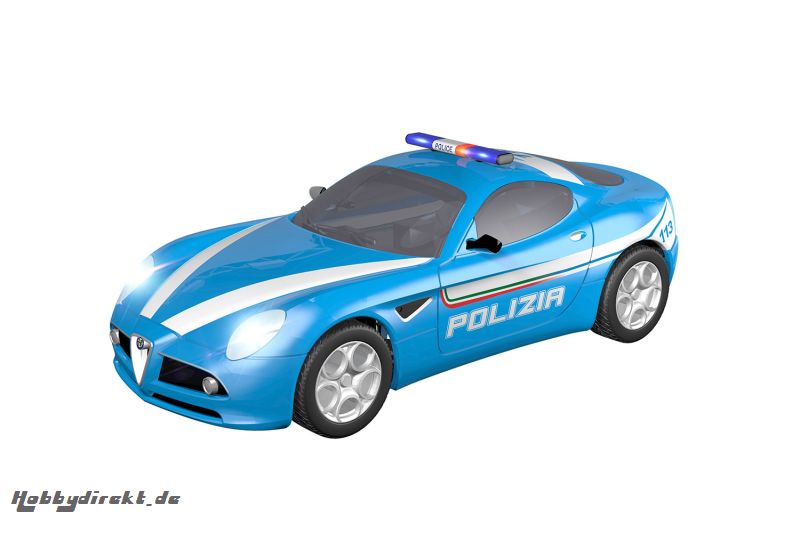 Teknotoys Alfa Romeo 8C Polizia Slot-Car 1:43 Teknotoys 39001010