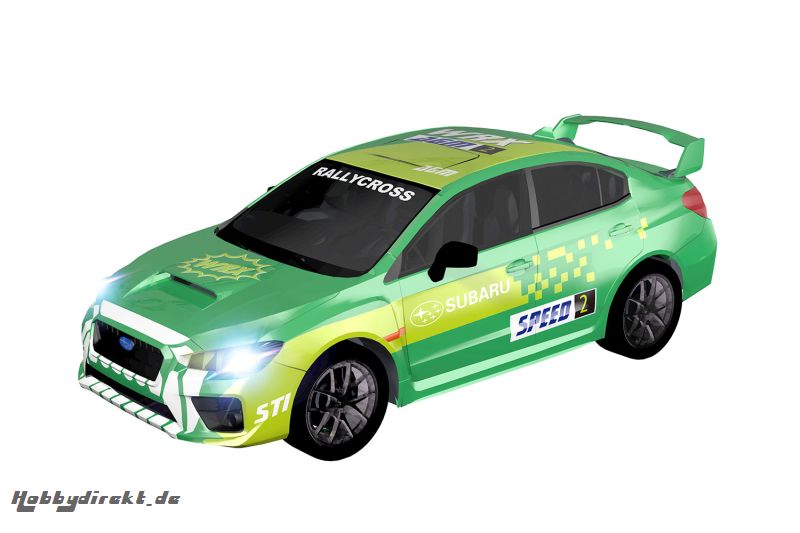 Teknotoys Subaru WRX grün Slot-Car 1:43 Teknotoys 39001017