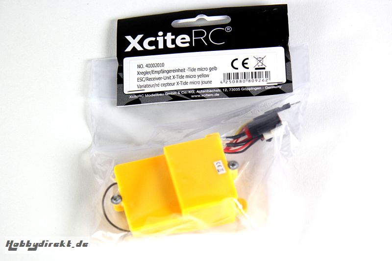 Xregler/Empfängereinheit -Tide micro  gelb XciteRC 40002010