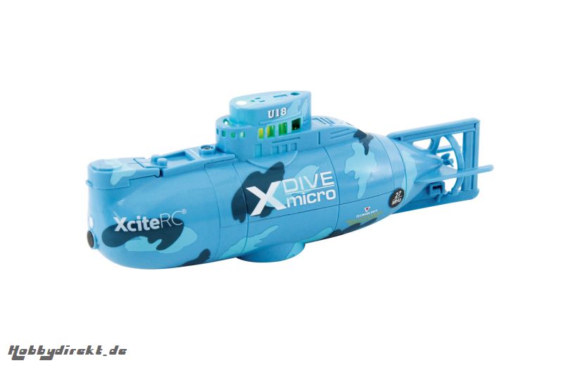 RC U-Boot X-Dive U-18 blau XciteRC 42002000