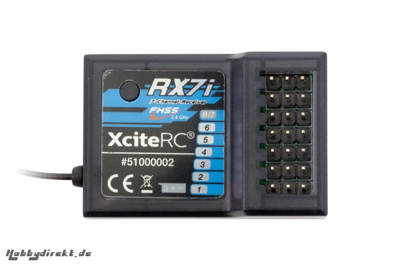 Empfänger RX-7i fÃ¼r 6 Kanal Sender XciteRC 51000002