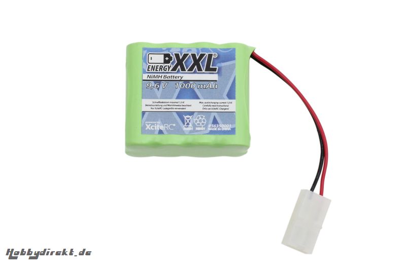 NiMH-Akku 9.6 V /1000 mAh JST-Stecker  für 1/24 Panzer energyXXL 56350001