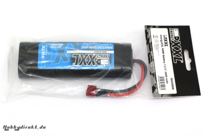 energyXXL NiMH Battery 7.2 V / 5000mAh/ Stick/ T-Anschlußstecker energyXXL 56350008