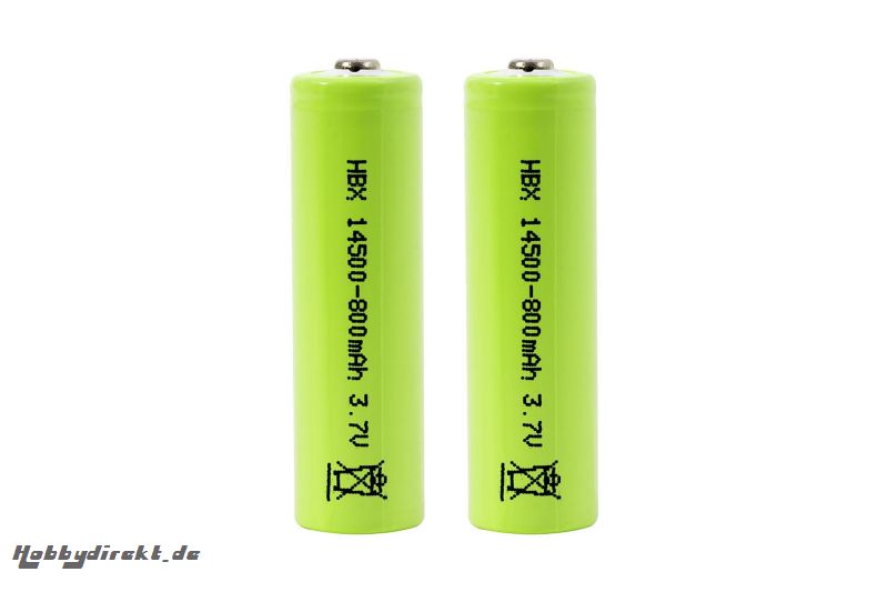 energyXXL Mignon Akku LiIo 3.7 V / 800 mAh Typ AA 2 Stück XciteRC 56400005