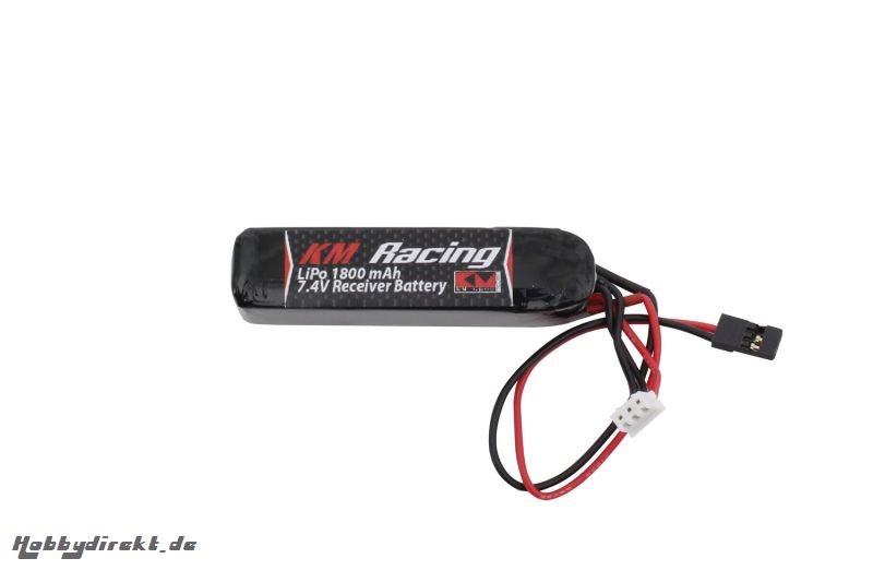 LiPo-Empfängerakku 2S 7.4 V / 1800mAh fÃ¼r KM-Racing K8 energyXXL 56600009