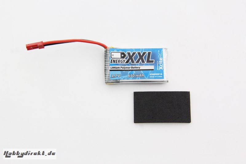 energyXXL LiPo-Akku 3.7 V 650 mAh passend fÃ¼r Rocket 250 energyXXL 56600016