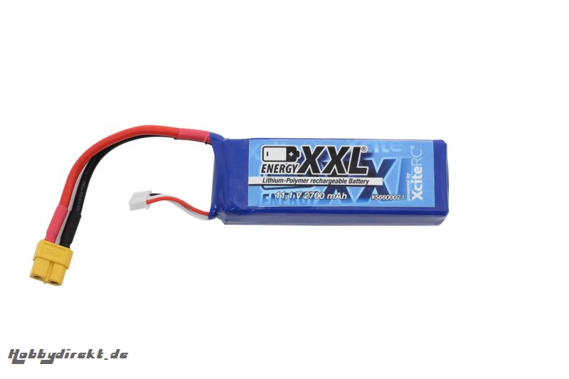 energyXXL LiPo-Akku  2700 mAh 11.1 V 40C Rocket 400 energyXXL 56600021