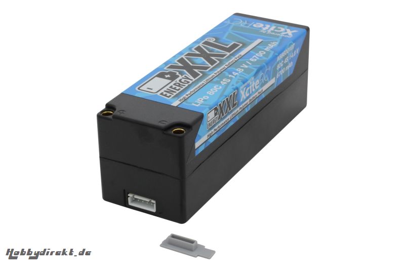 energyXXL Lipo Akku 6700 mAh 14,8 V 80C 1/8 energyXXL 56600107