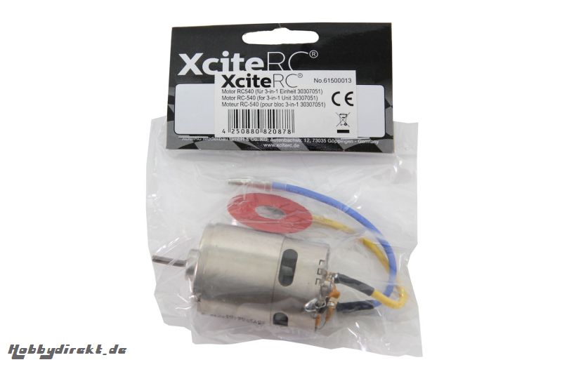 Motor RC540 (fÃ¼r 3-in-1 Einheit 30307051) XciteRC 61500013