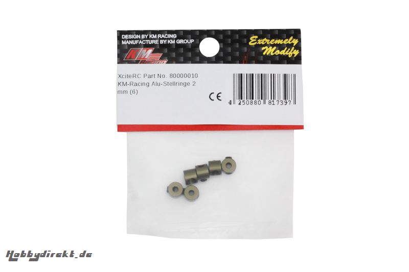 KM-Racing Alu-Stellringe 2 mm (6) KM-Racing 80000010