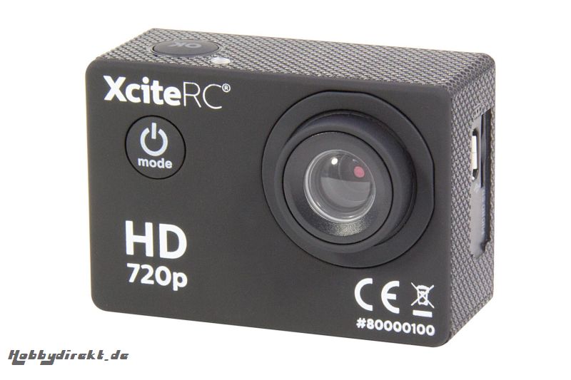 XciteRC Action-Cam HD 5MP schwarz XciteRC 80000100