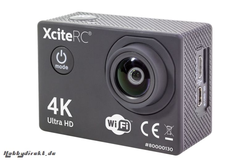 XciteRC WiFi 4K Action-Cam UHD 16MP schwarz XciteRC 80000130